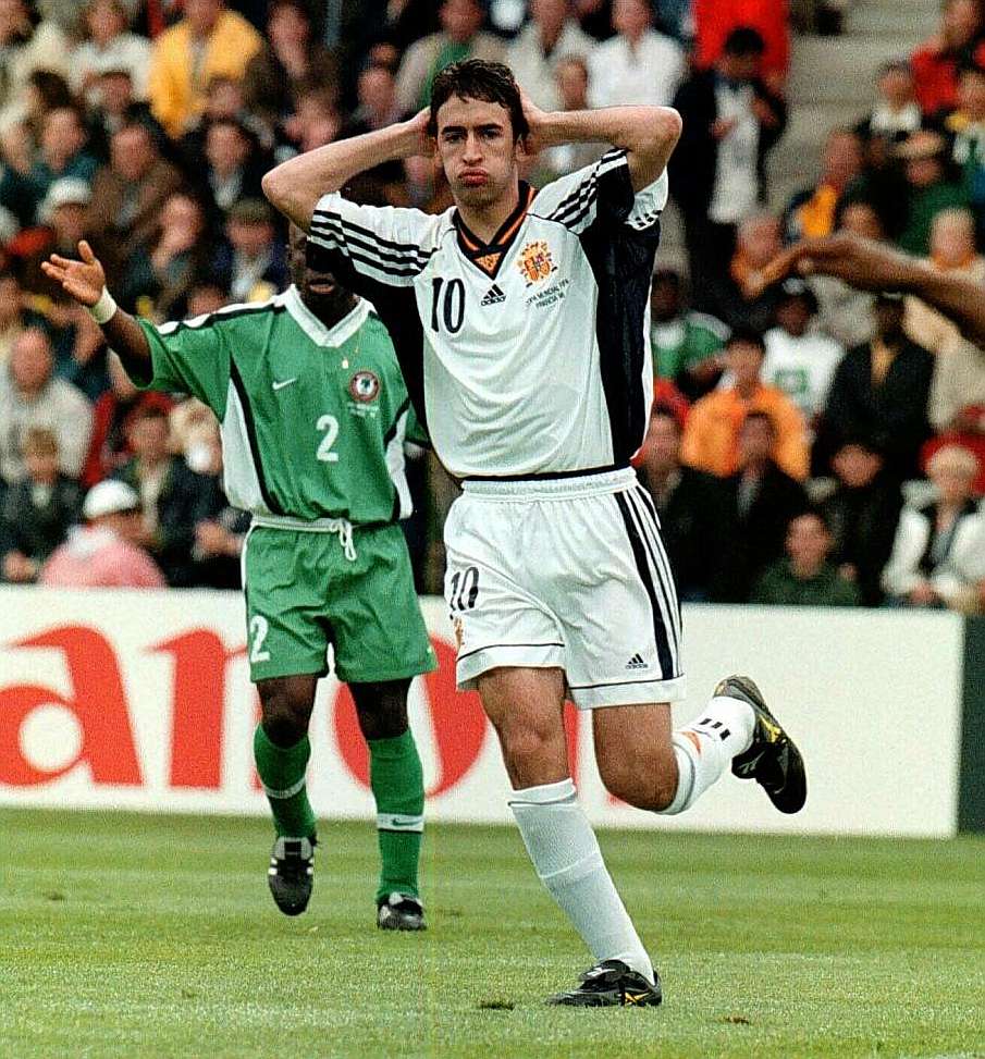 Koszulka Piłkarska Hiszpania 1998 Away Retro