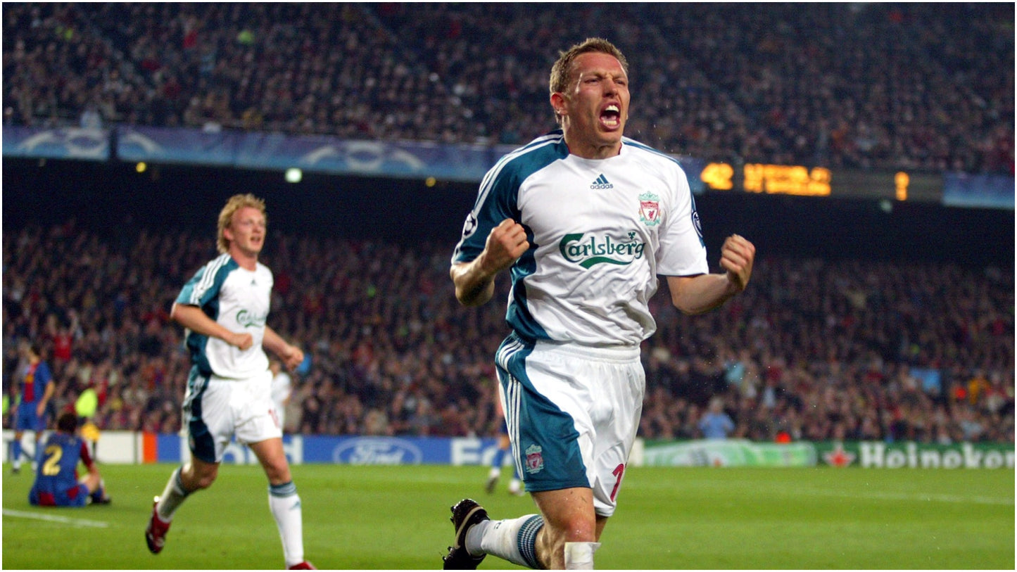 Komplet Piłkarski Dziecięcy Liverpool FC 2006/2007 Away Retro