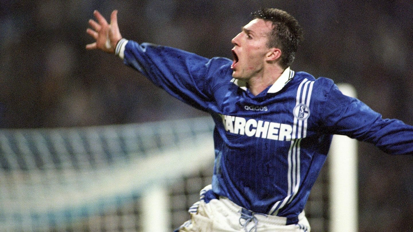 Koszulka Piłkarska Schalke 04 1996/1997 Home Retro