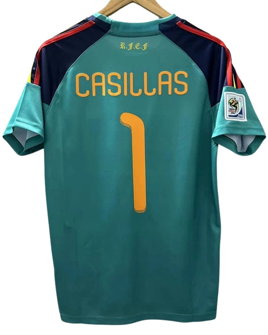 Koszulka Bramkarska Hiszpania MŚ 2010 Home Retro