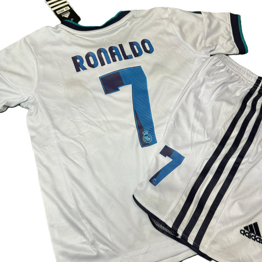 Piłkarski Komplet Strój Dziecięcy Real Madryt 2012/2013 Home Retro