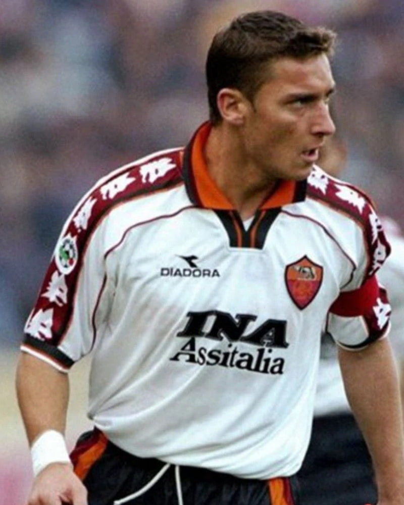 Koszulka Piłkarska AS Roma 1998/1999 Away Retro