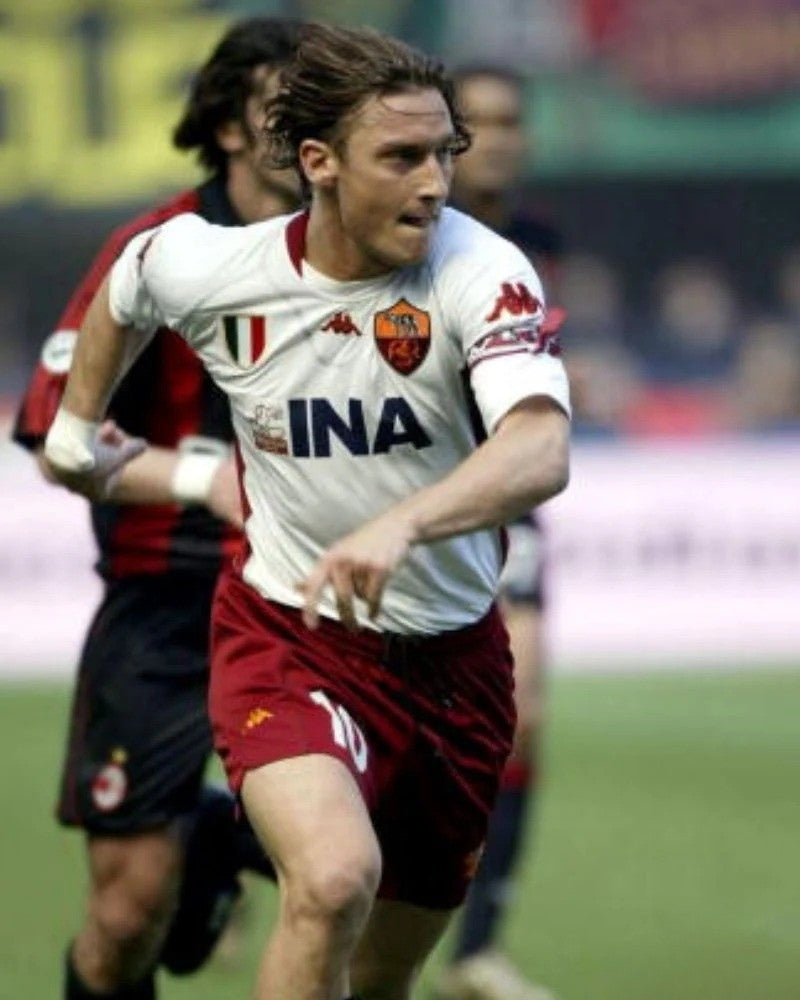 Koszulka Piłkarska AS Roma 2001/2002 Away Retro