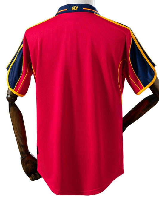 Koszulka Piłkarska Hiszpania 2000 Home Retro