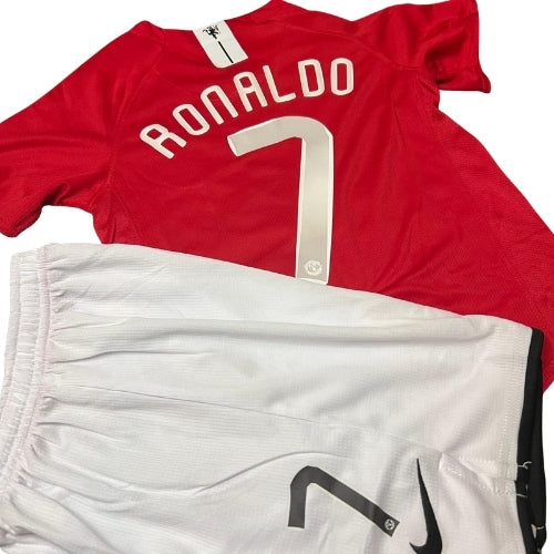 Komplet Piłkarski Dziecięcy Manchester United Home Final 2008 Retro