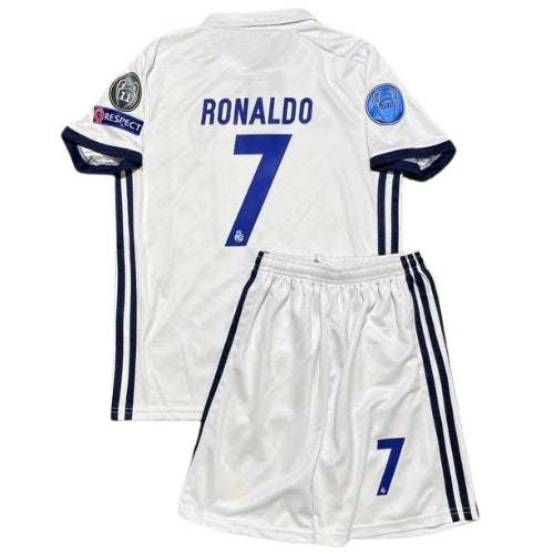 Komplet Piłkarski Dziecięcy Real Madryt 2016/2017 Home Retro