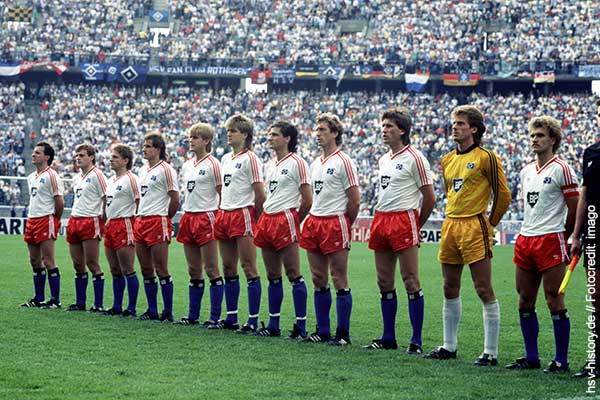 Koszulka Piłkarska HSV Hamburg 1986/1987 Home Retro