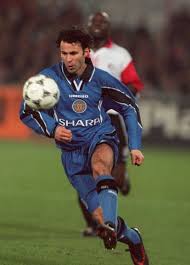 Komplet Piłkarski Dziecięcy Manchester United 1996/1997 Away Retro