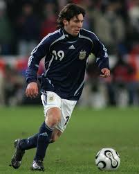 Piłkarski Komplet Strój Dziecięcy Argentyna 2006 Away Retro