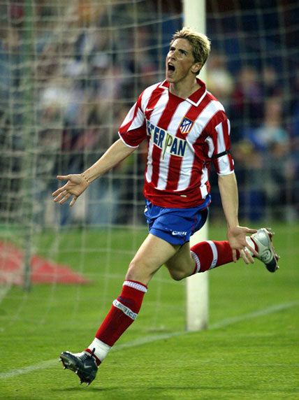 Koszulka Piłkarska Atletico Madryt 2003/2004 Home Retro