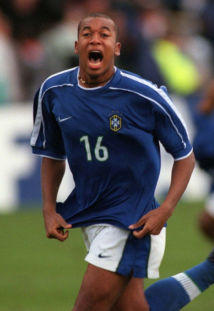 Koszulka Piłkarska Brazylia 1998 Away MŚ Retro