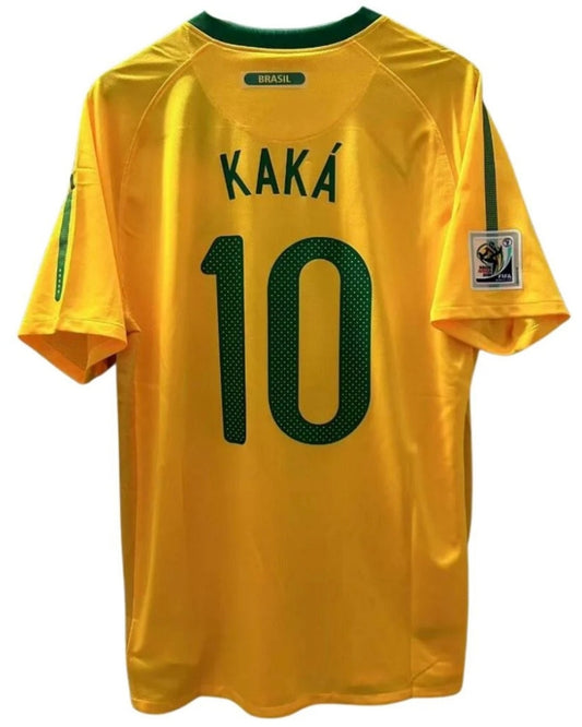 Koszulka Piłkarska Brazylia 2010 Home Retro