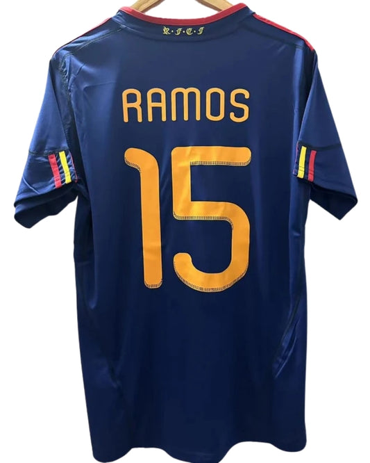 Koszulka Piłkarska Hiszpania MŚ 2010 Away Retro