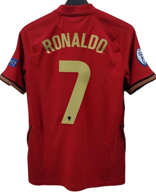 Koszulka Piłkarska Portugalia EURO 2020 Home Retro