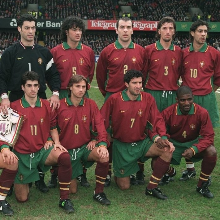 Koszulka Piłkarska Portugalia 1997/1998 Home Retro