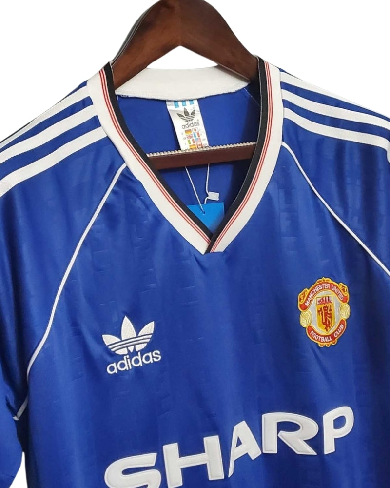 Koszulka Piłkarska Manchester United 1989/1990 Away Retro