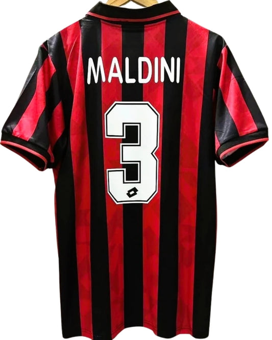 Koszulka Piłkarska AC Milan 1995/1996 Home Retro