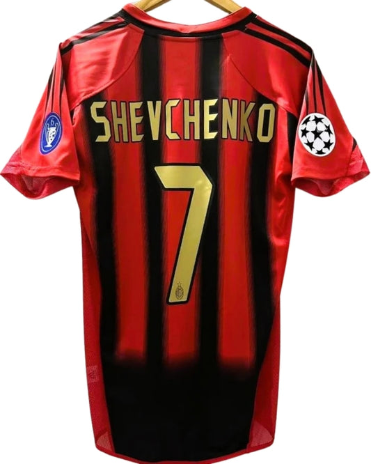 Koszulka Piłkarska AC Milan 2004/2005 Home Retro