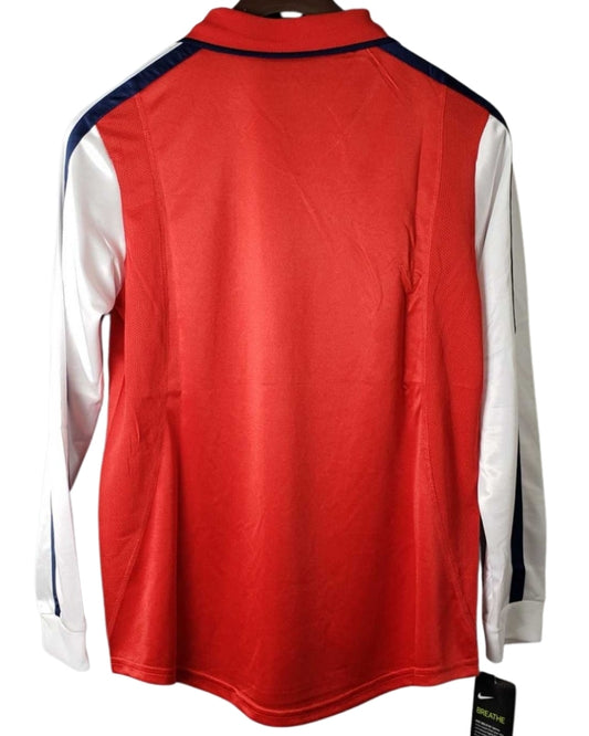 Koszulka Piłkarska Arsenal Londyn 2000/2002 Home Retro Długi Rękaw