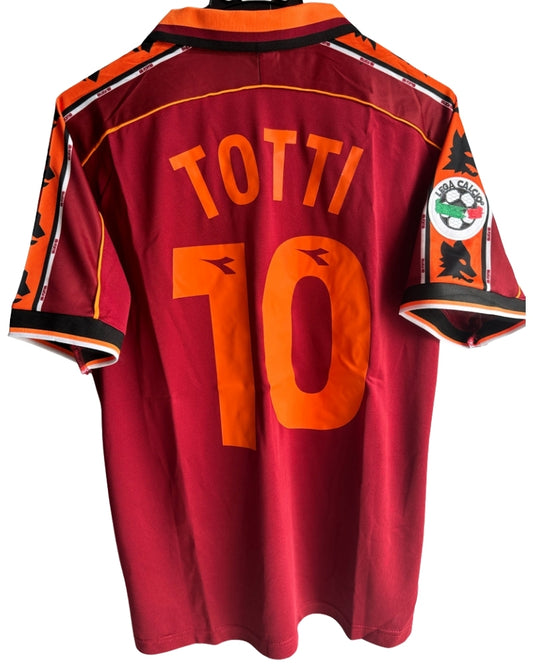 Koszulka Piłkarska AS Roma 1998/1999 Home Retro