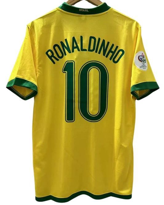Koszulka Piłkarska Brazylia 2006 Home Retro
