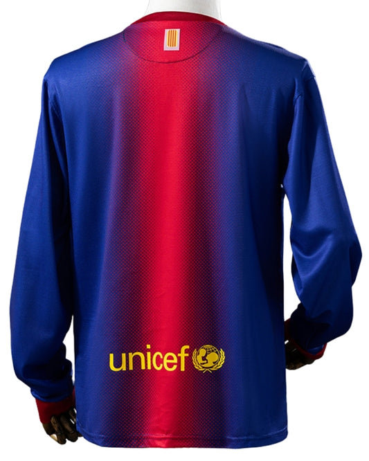 Koszulka Piłkarska FC Barcelona 2012/2013 Home Retro Długi Rękaw