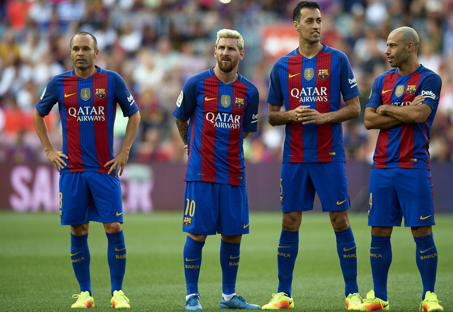 Koszulka Piłkarska FC Barcelona 2016/2017 Home Retro