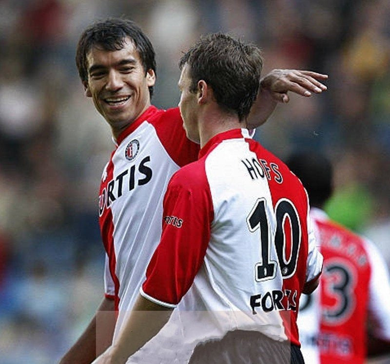 Koszulka Piłkarska Feyenoord Rotterdam 2007/2008 Home Retro