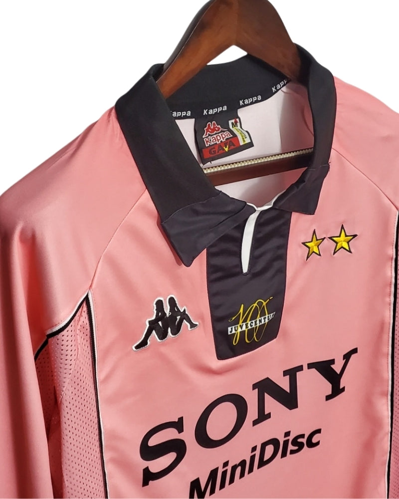 Koszulka Piłkarska Juventus Turyn 1997/1998 Retro Pink Długi rękaw
