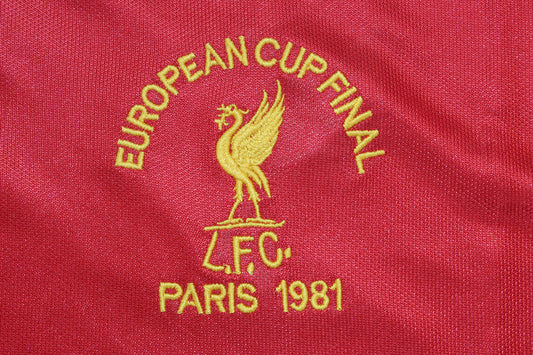 Koszulka Piłkarska Liverpool FC 1981 UCL Final Home Retro