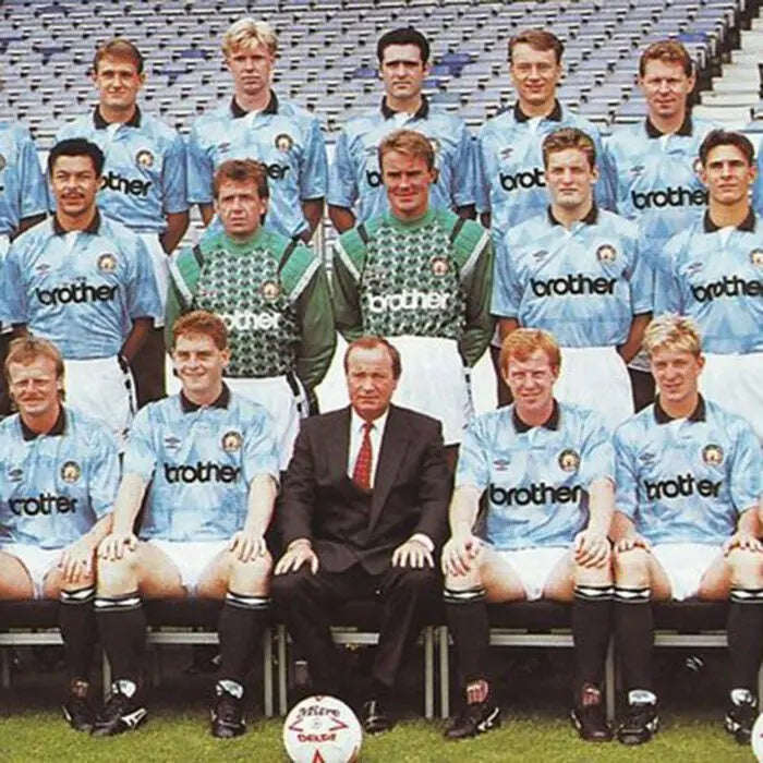 Koszulka Piłkarska Manchester City 1988/1990 Home Retro