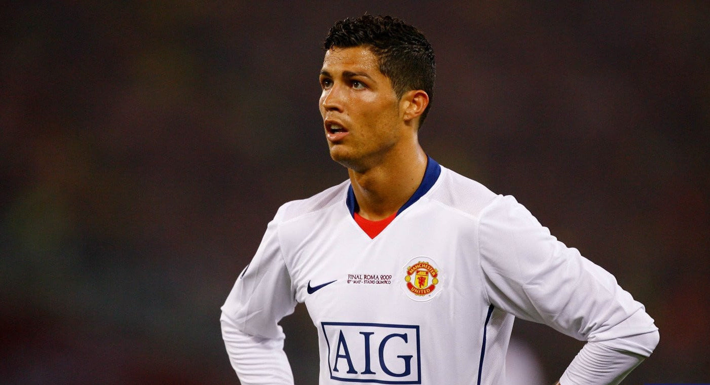 Koszulka Piłkarska Manchester United 2008/2009 UCL Final Away Retro Dł Rękaw