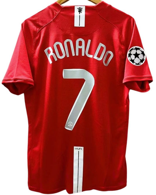 Koszulka Piłkarska Manchester United Home FINAL 2008 Retro