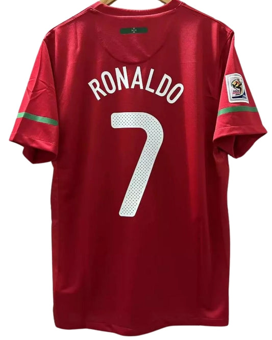 Koszulka Piłkarska Portugalia MŚ 2010 Home Retro