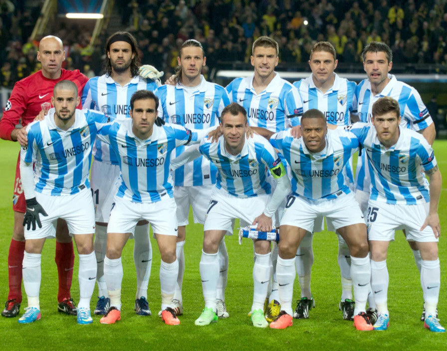 Koszulka piłkarska Malaga 2012/2013 Home Retro
