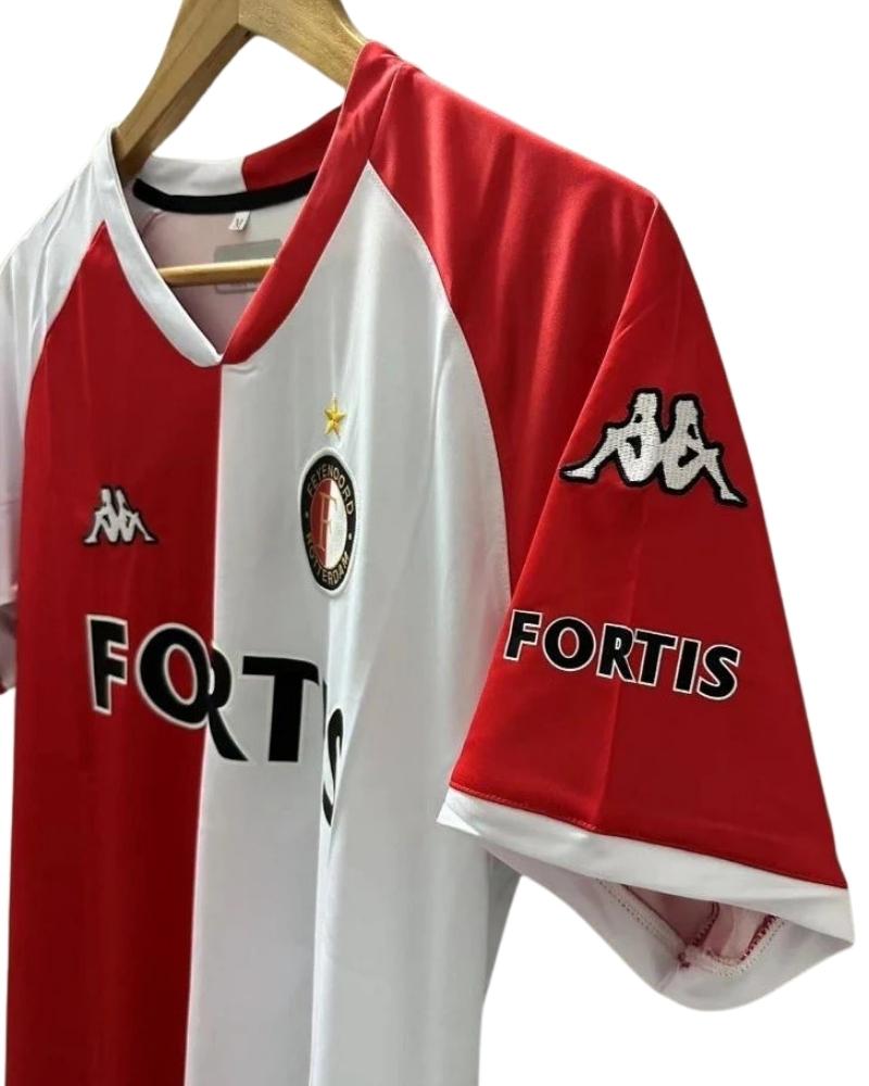 Koszulka Piłkarska Feyenoord Rotterdam 2007/2008 Home Retro