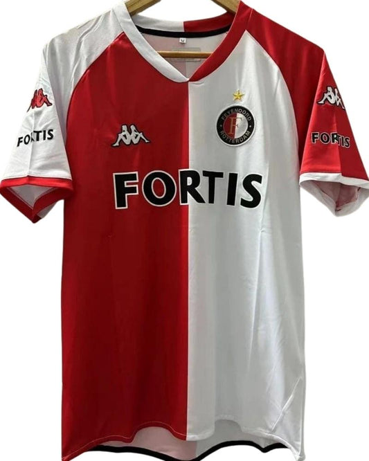 Koszulka Piłkarska Feyenoord Rotterdam 2007/2008 Home Retro