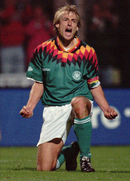 Piłkarski Komplet Strój Dziecięcy Niemcy 1994 Away MŚ Retro