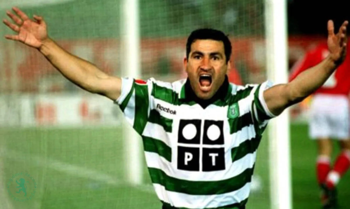 Koszulka Piłkarska Sporting Lizbona 2000/2001 Home Retro