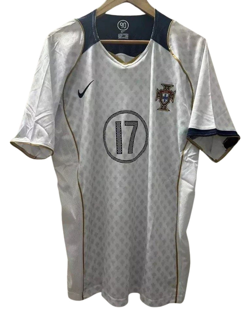 Koszulka Piłkarska Portugalia Euro 2004 Away Retro