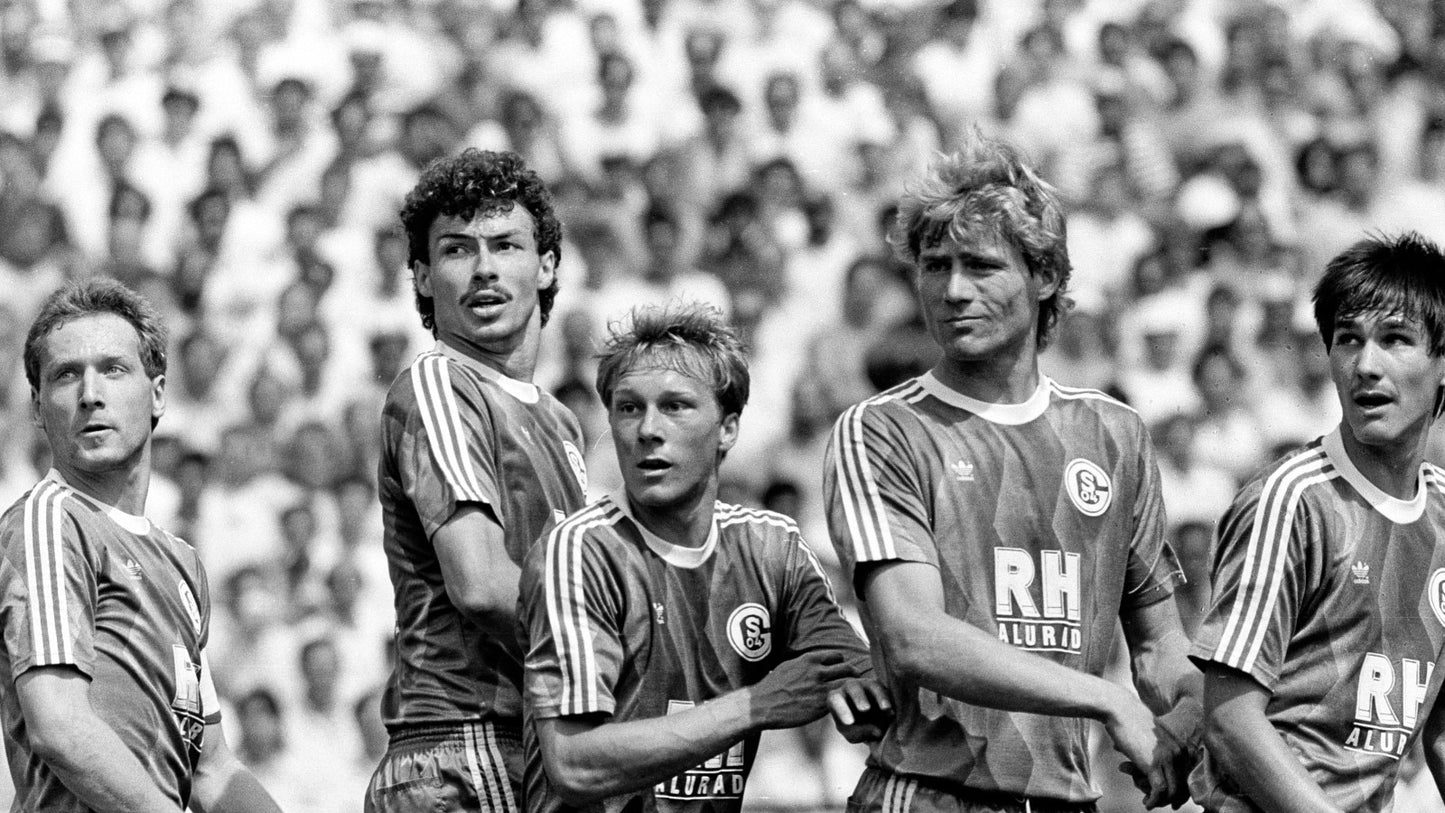 Koszulka Piłkarska Schalke 04 1988/1989 Home Retro