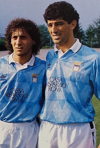 Koszulka Piłkarska Lazio Rzym 1989/1990 Home Retro