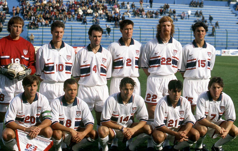 Koszulka Piłkarska Stany Zjednoczone USA 1995/1997 Home Retro
