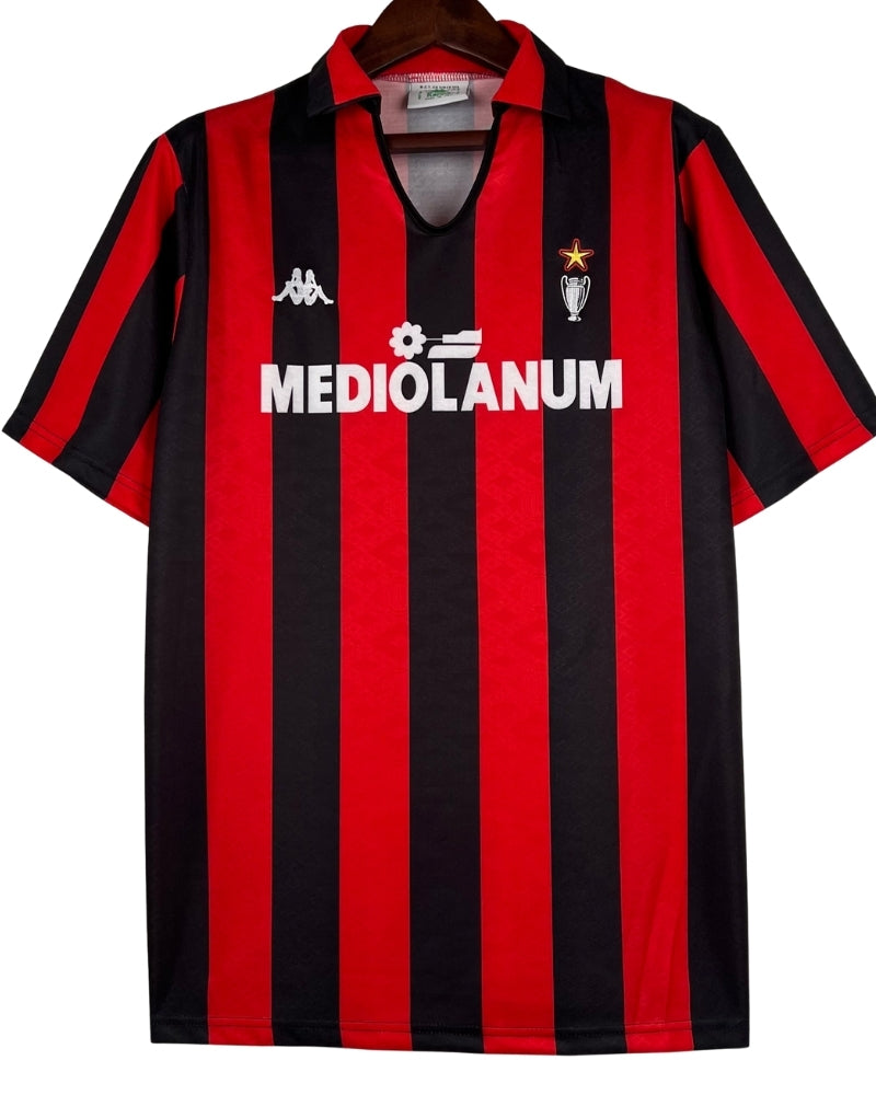 Koszulka Piłkarska AC Milan 1989/1990 Home Retro