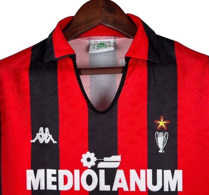 Koszulka Piłkarska AC Milan 1989/1990 Home Retro