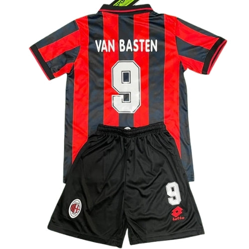 Piłkarski Komplet Strój Dziecięcy AC Milan 1993/1994 Home Retro