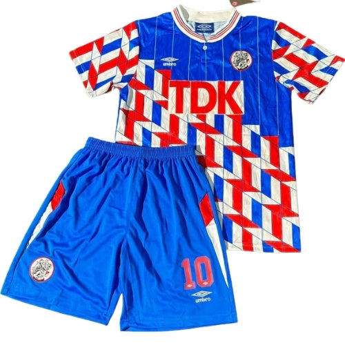 Komplet Piłkarski Dziecięcy Ajax Amsterdam 1989/1990 Away Retro