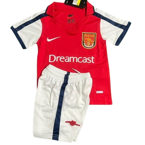 Komplet Dziecięcy Arsenal Londyn 2001/2002 Home Retro