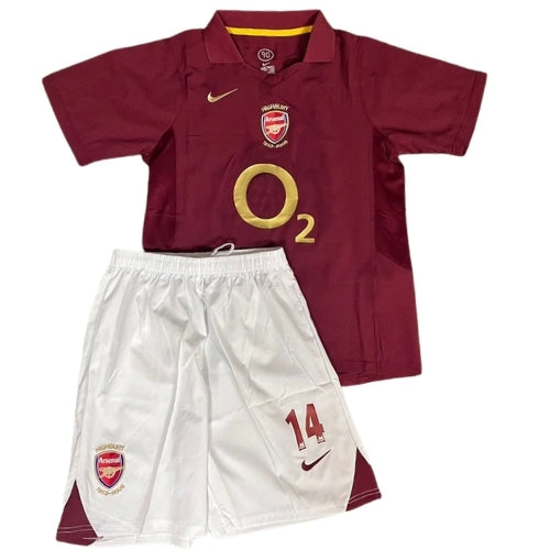 Komplet Dziecięcy Arsenal Londyn 2005/2006 Home Retro
