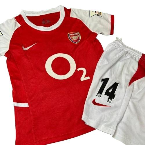 Komplet Dziecięcy Arsenal Londyn 2002/2004 Home Retro